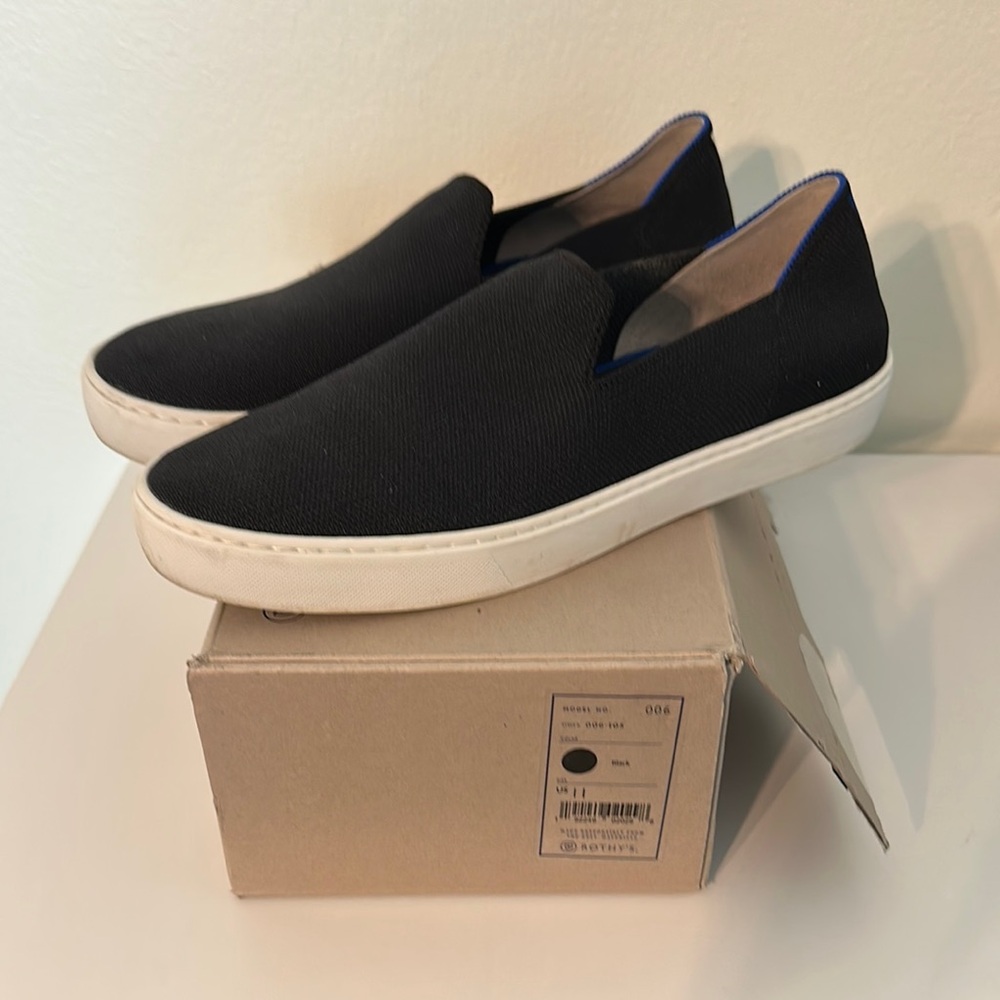 Rothy’s Women’s Black Slip-On Shoes Size 11